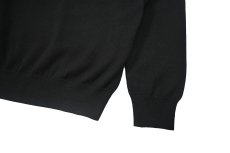 画像3: DAMAGE DONE High Gauge Merino Wool Knit Crew Black (3)