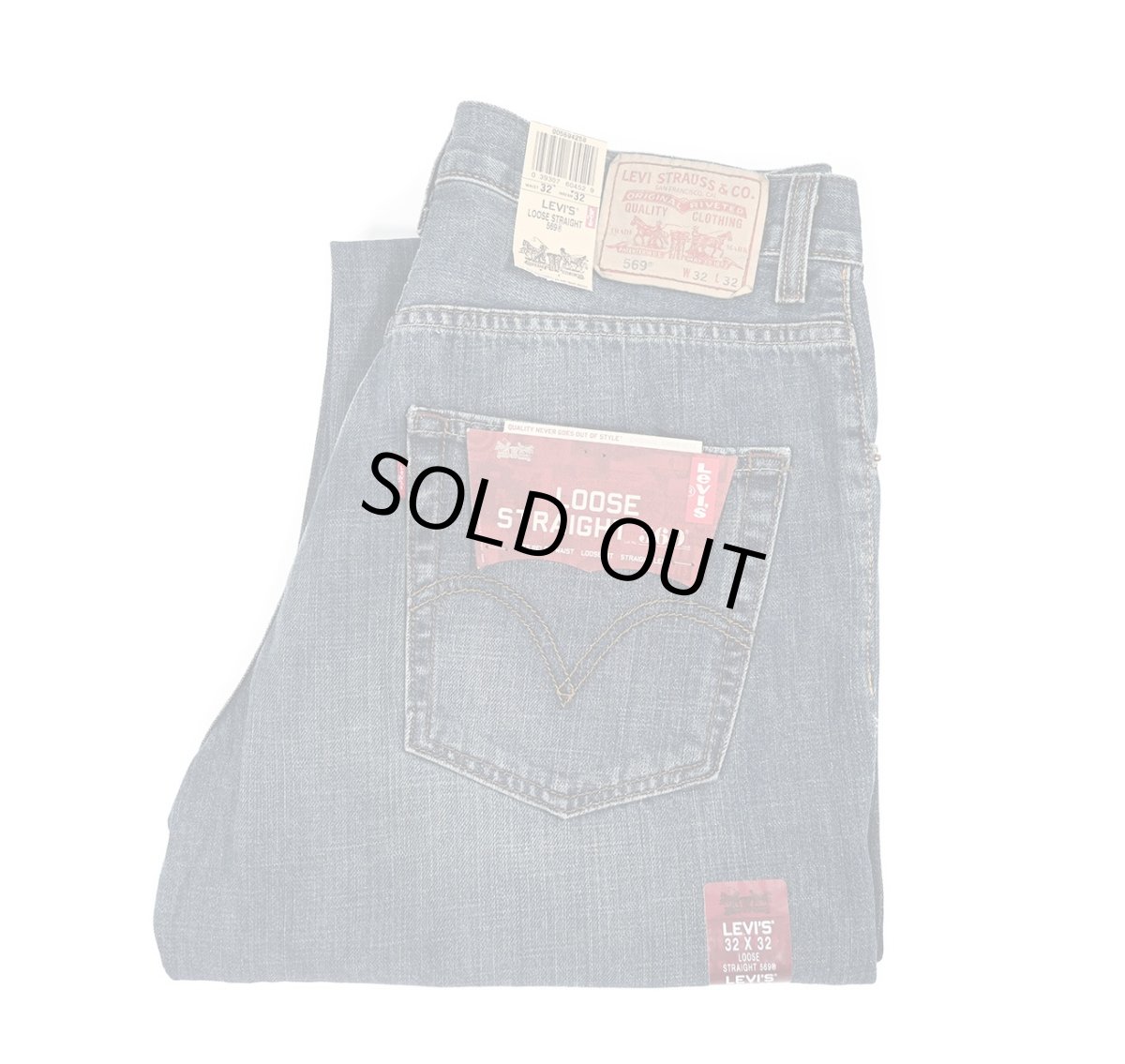 画像1: Deadstock Levi's 569 Denim Pants #4258 リーバイス (1)