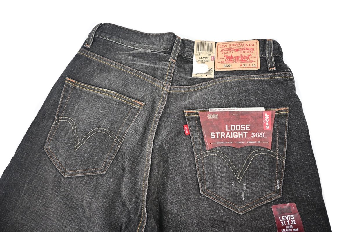 画像5: 00s Deadstock Levi's 569 Denim Pants #1269 リーバイス (5)