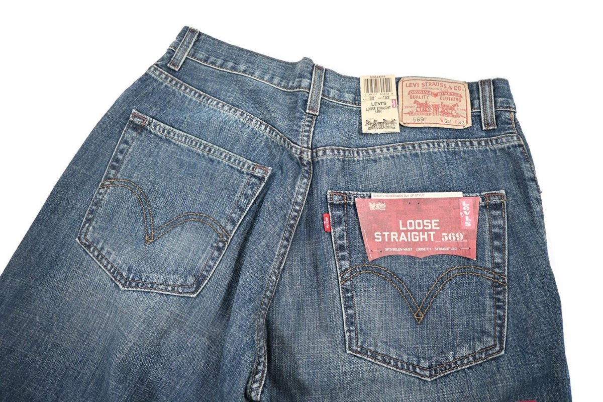 画像5: Deadstock Levi's 569 Denim Pants #4258 リーバイス (5)