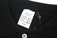 画像4: DAMAGE DONE High Gauge Merino Wool Knit Polo Black (4)