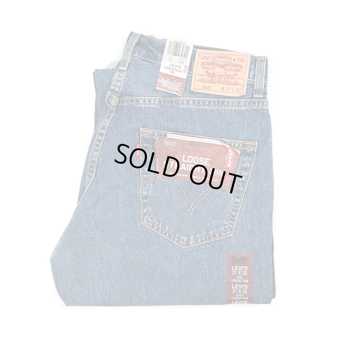画像1: Deadstock Levi's 569 Denim Pants #4550 リーバイス (1)