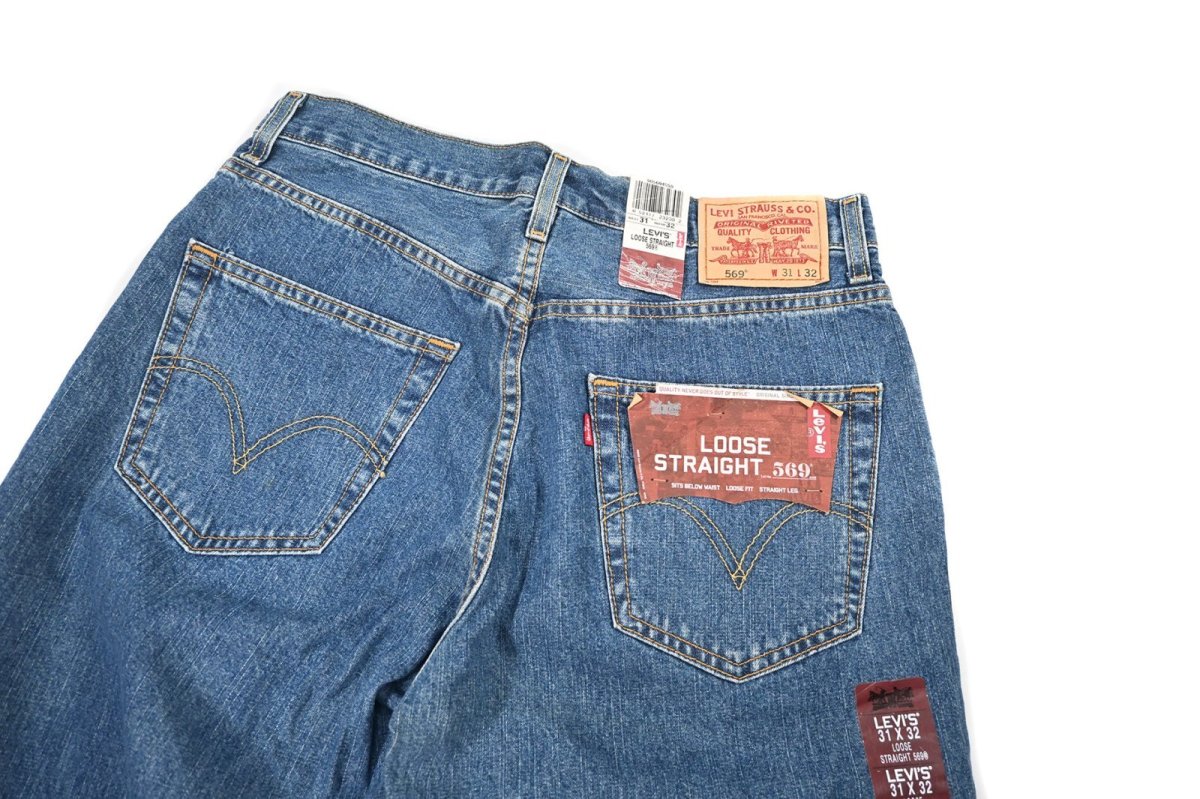 画像5: Deadstock Levi's 569 Denim Pants #4550 リーバイス (5)