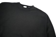 画像2: Used Gap Blank Sweat Shirt Black (2)