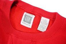 画像4: Used Gap Blank Sweat Shirt Red (4)