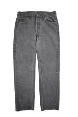 画像1: 93' Used Levi's 501 Denim Pants Black made in USA リーバイス (1)