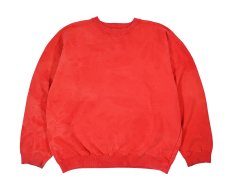 画像1: Used Gap Blank Sweat Shirt Red (1)