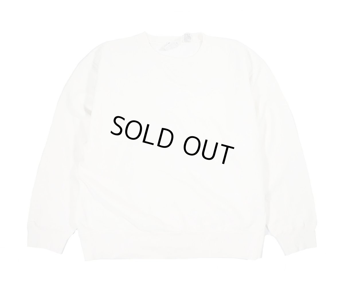 画像1: Used Gap Blank Sweat Shirt White (1)