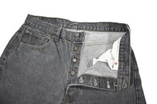 画像7: 93' Used Levi's 501 Denim Pants Black made in USA リーバイス (7)