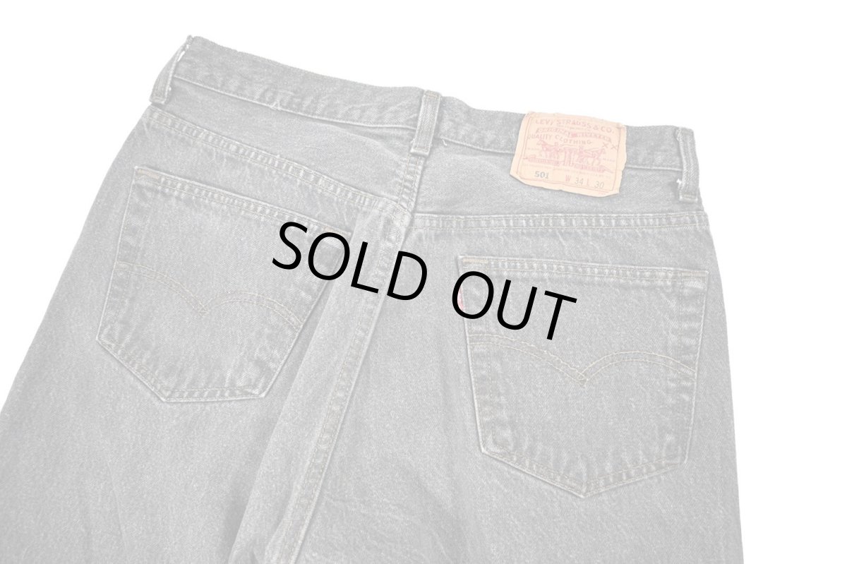 画像5: 93' Used Levi's 501 Denim Pants Black made in USA リーバイス (5)