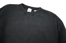 画像2: Used Gap Blank Sweat Shirt Black (2)