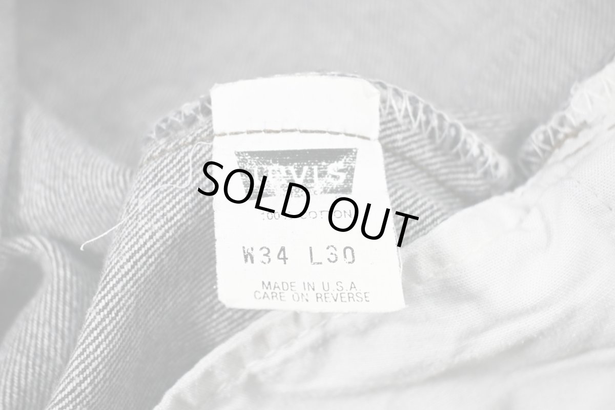 画像8: 93' Used Levi's 501 Denim Pants Black made in USA リーバイス (8)