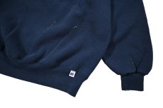 画像3: Used Russell Athletic Blank Sweat Shirt Navy made in USA (3)