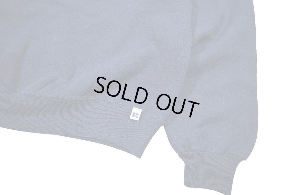 画像3: Used Russell Athletic Blank Sweat Shirt Navy made in USA (3)