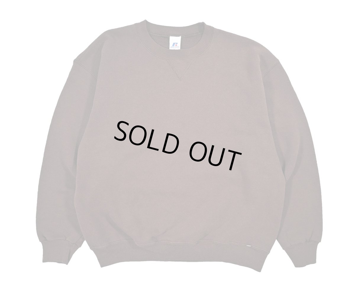 画像1: Used Russell Athletic Blank Sweat Shirt Brown (1)