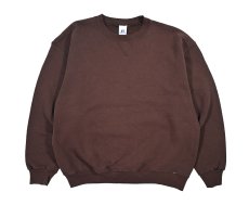 画像1: Used Russell Athletic Blank Sweat Shirt Brown (1)