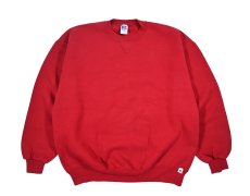 画像1: Used Russell Athletic Blank Sweat Shirt Burgundy made in USA (1)