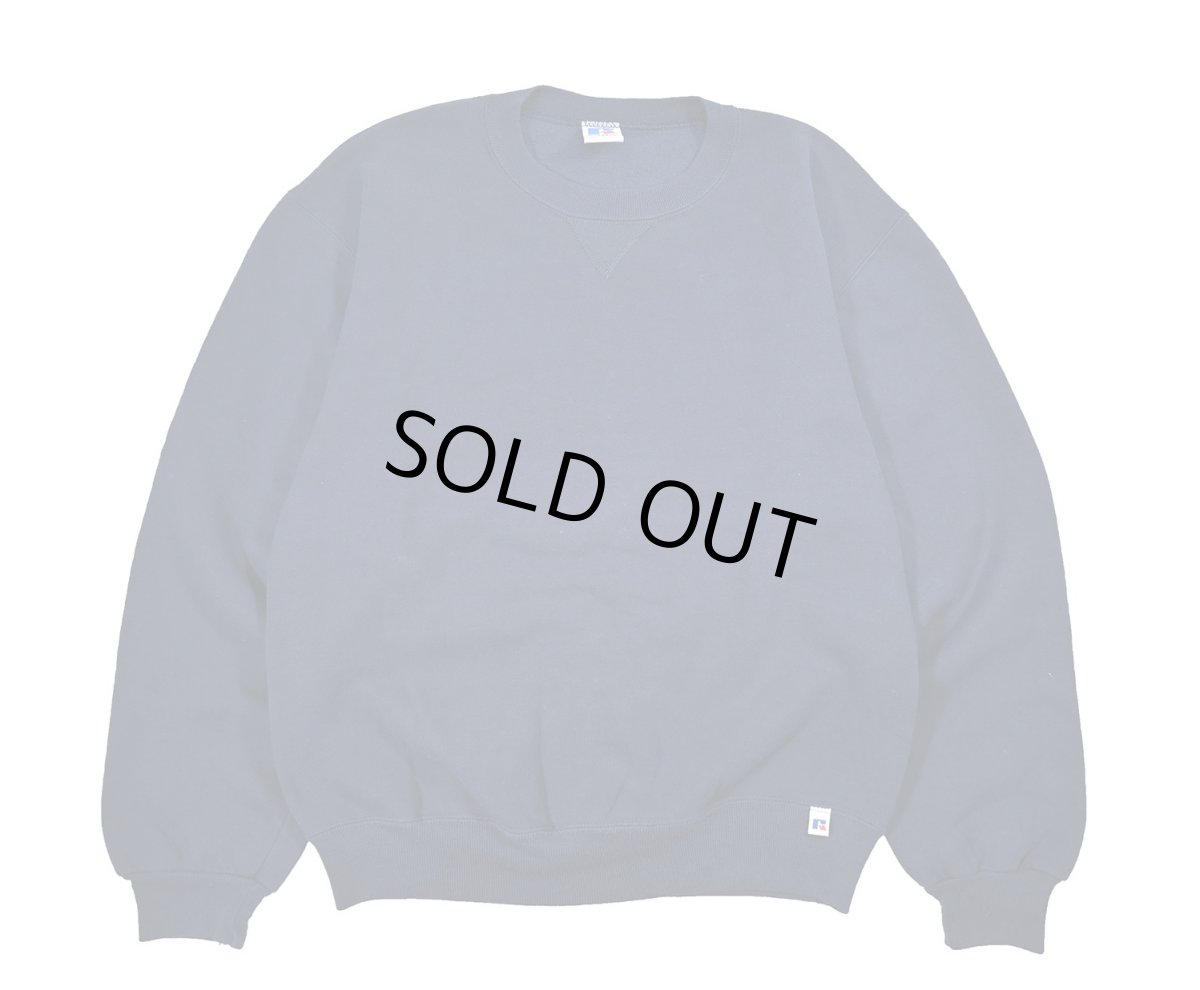 画像1: Used Russell Athletic Blank Sweat Shirt Navy made in USA (1)