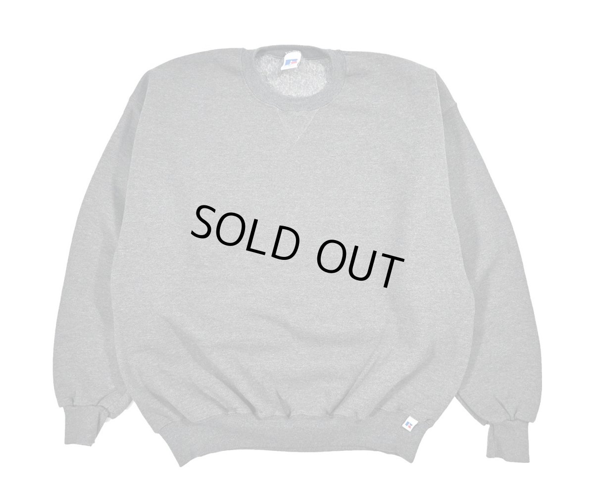 画像1: Used Russell Athletic Blank Sweat Shirt Charcoal (1)