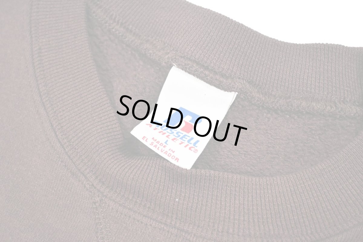 画像4: Used Russell Athletic Blank Sweat Shirt Brown (4)