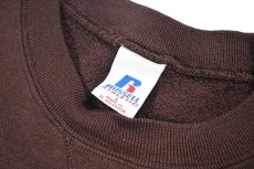 画像4: Used Russell Athletic Blank Sweat Shirt Brown (4)