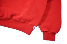 画像3: Used Russell Athletic Blank Sweat Shirt Red (3)