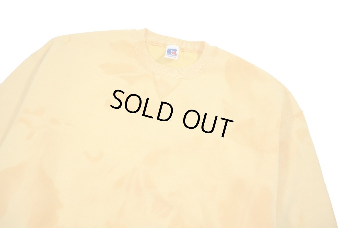 画像3: Used Russell Athletic Blank Sweat Shirt Yellow (3)
