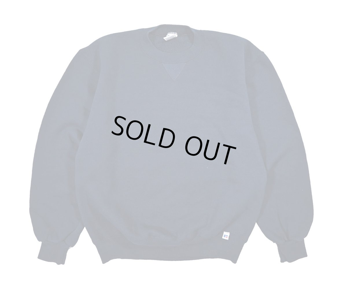 画像1: Used Russell Athletic Blank Sweat Shirt Navy made in USA (1)