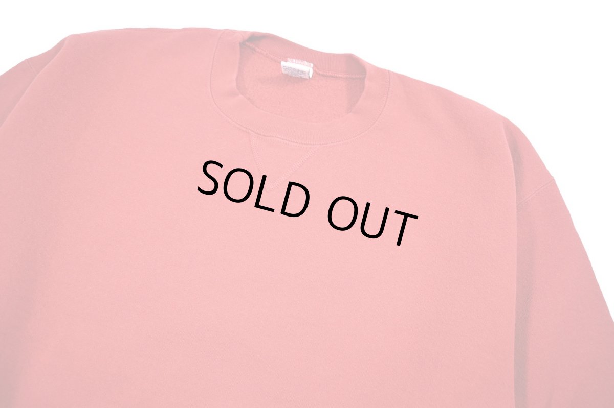 画像2: Used Russell Athletic Blank Sweat Shirt Red (2)