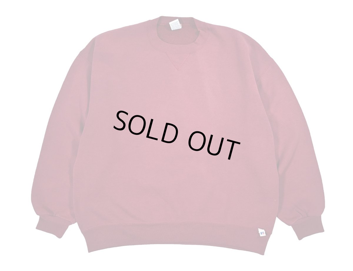 画像1: Used Russell Athletic Blank Sweat Shirt Burgundy made in USA (1)