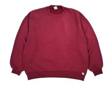 画像1: Used Russell Athletic Blank Sweat Shirt Burgundy made in USA (1)