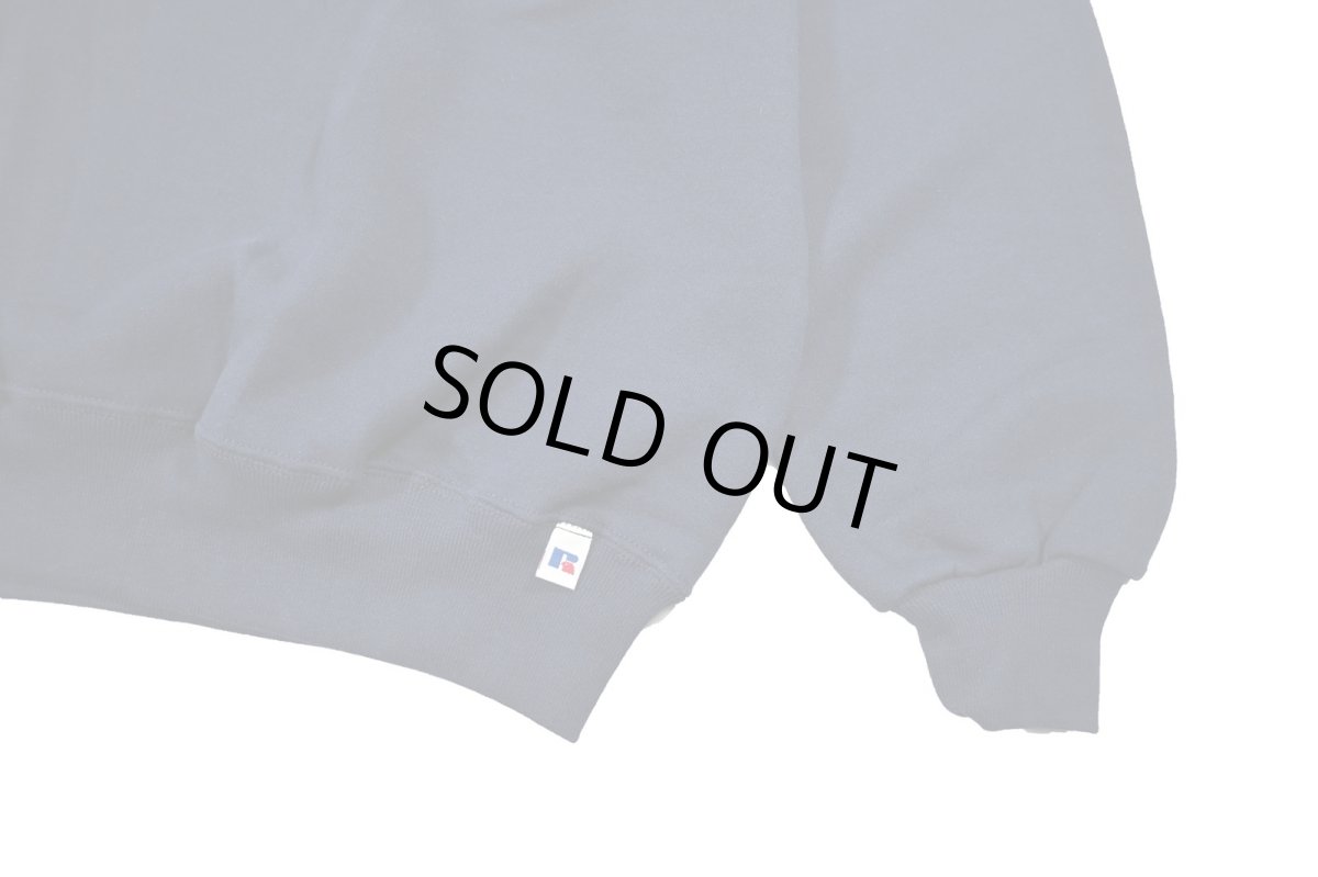 画像3: Deadstock Russell Athletic Blank Sweat Shirt Navy made in USA (3)