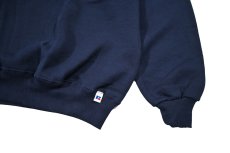 画像3: Deadstock Russell Athletic Blank Sweat Shirt Navy made in USA (3)