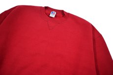 画像2: Used Russell Athletic Blank Sweat Shirt Burgundy made in USA (2)