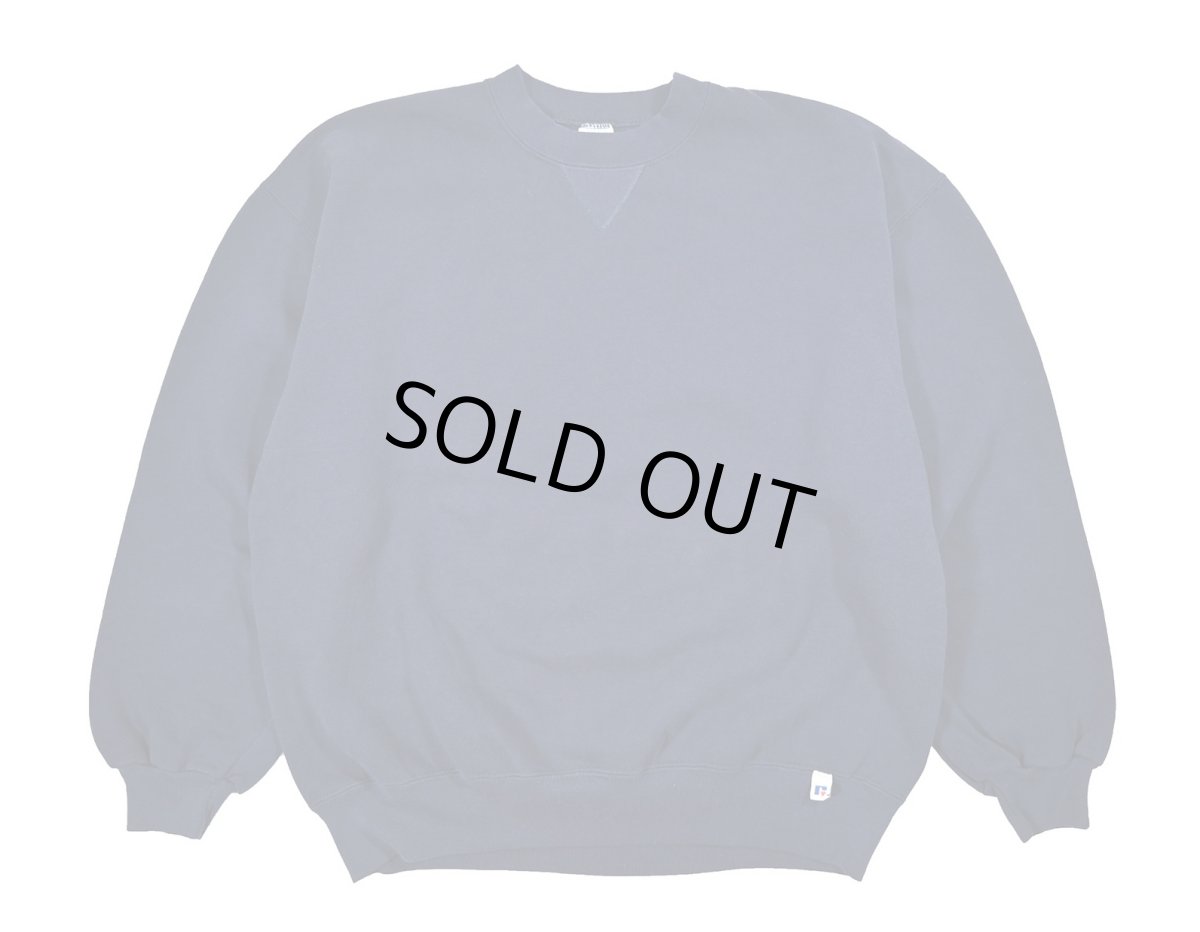 画像1: Used Russell Athletic Blank Sweat Shirt Navy made in USA (1)
