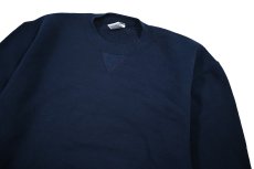 画像2: Used Russell Athletic Blank Sweat Shirt Navy made in USA (2)