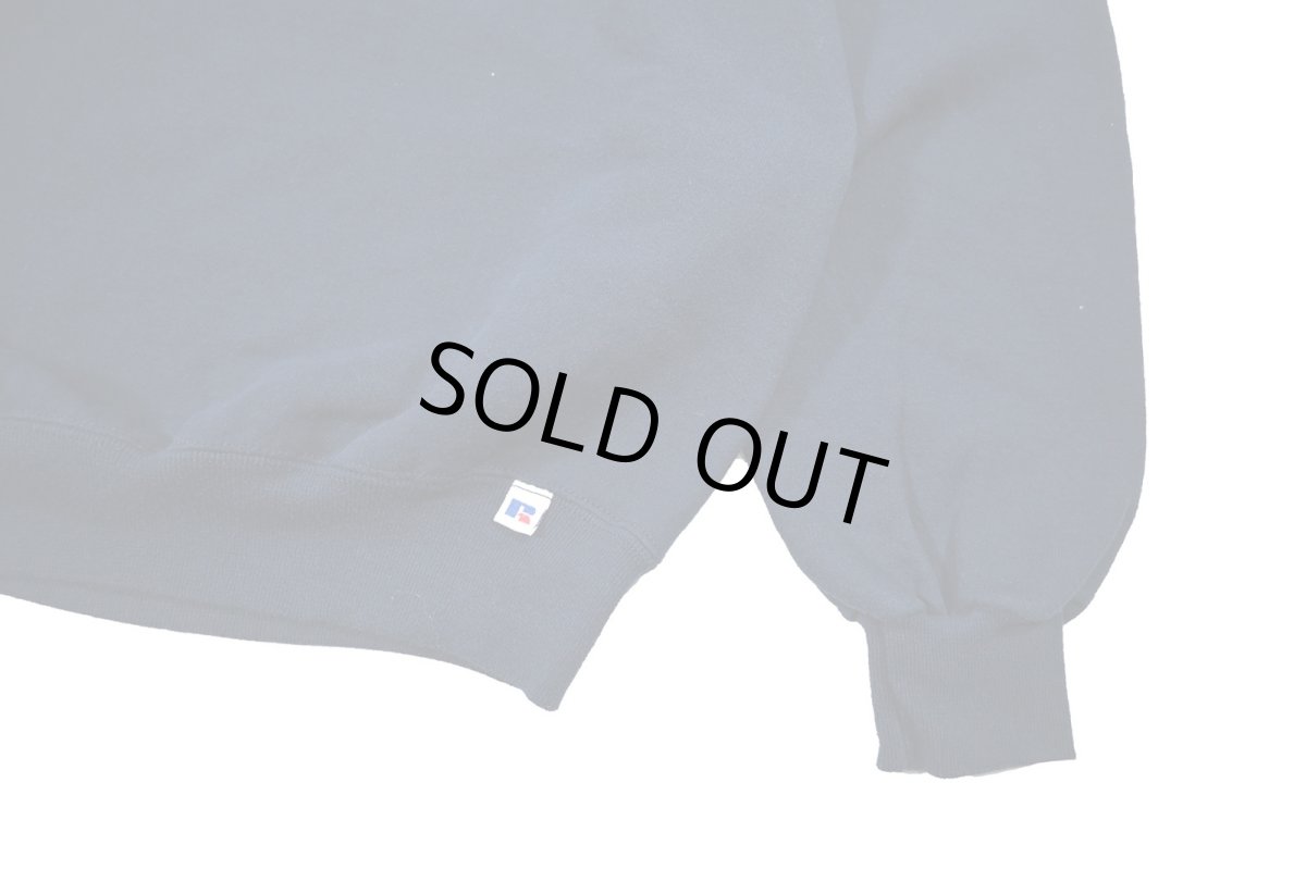 画像3: Used Russell Athletic Blank Sweat Shirt Navy made in USA (3)