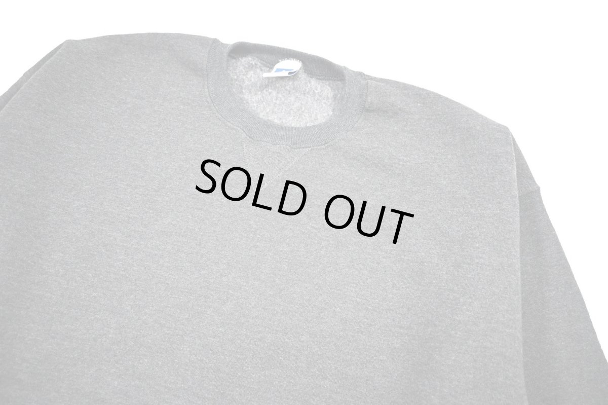 画像2: Used Russell Athletic Blank Sweat Shirt Charcoal (2)