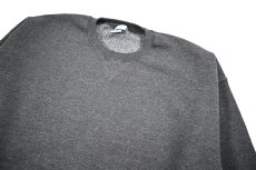 画像2: Used Russell Athletic Blank Sweat Shirt Charcoal (2)