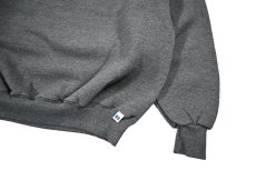 画像3: Used Russell Athletic Blank Sweat Shirt Charcoal (3)