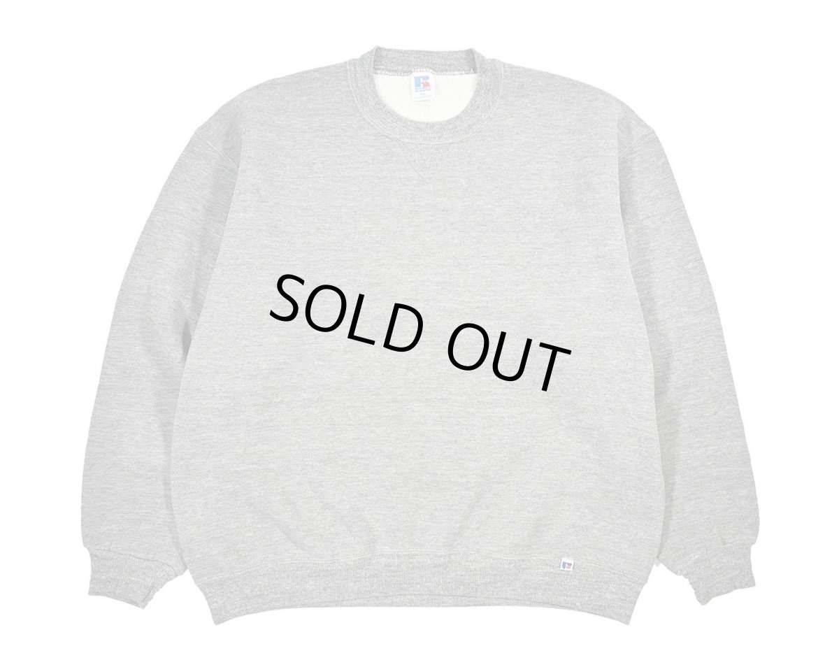 画像1: Used Russell Athletic Blank Sweat Shirt Grey (1)