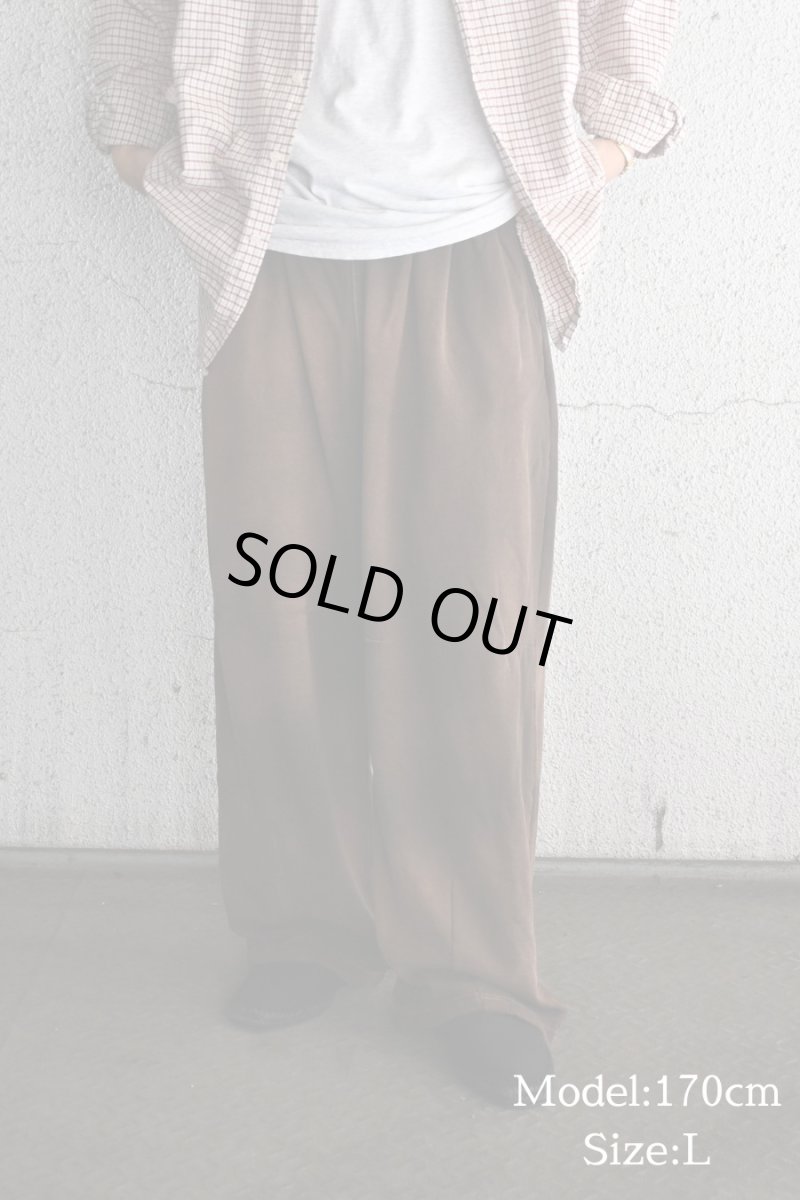 画像7: MOOJI MOOJI US Sweat Pants Aged Brown (7)