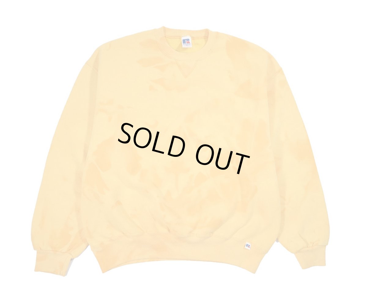 画像1: Used Russell Athletic Blank Sweat Shirt Yellow (1)
