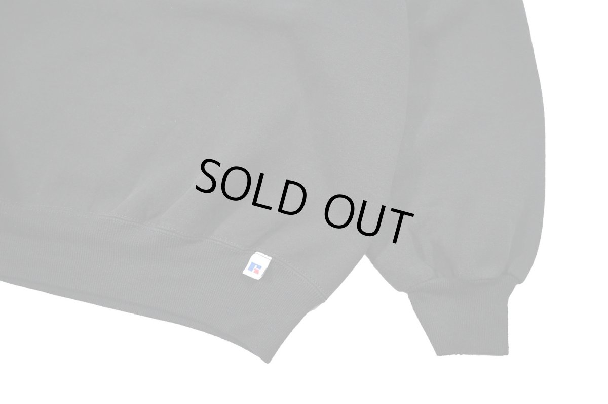 画像3: Used Russell Athletic Blank Sweat Shirt Black made in USA (3)