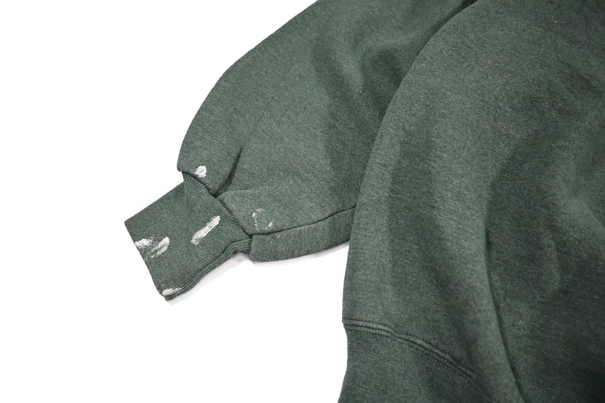 画像4: Used Russell Athletic Blank Sweat Shirt Green made in USA (4)