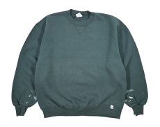 画像1: Used Russell Athletic Blank Sweat Shirt Moss made in USA (1)