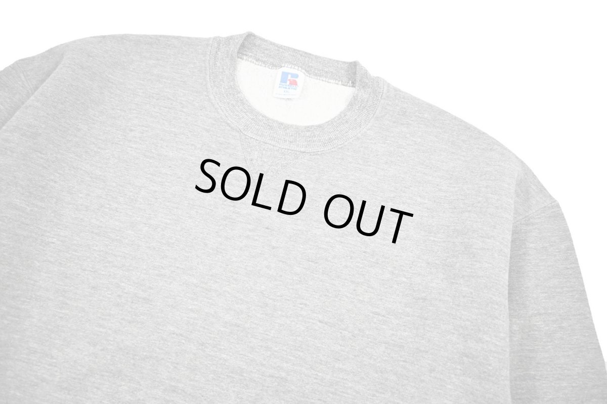 画像2: Used Russell Athletic Blank Sweat Shirt Grey (2)