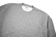 画像2: Used Russell Athletic Blank Sweat Shirt Grey (2)