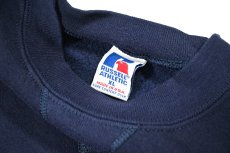 画像4: Used Russell Athletic Blank Sweat Shirt Navy made in USA (4)