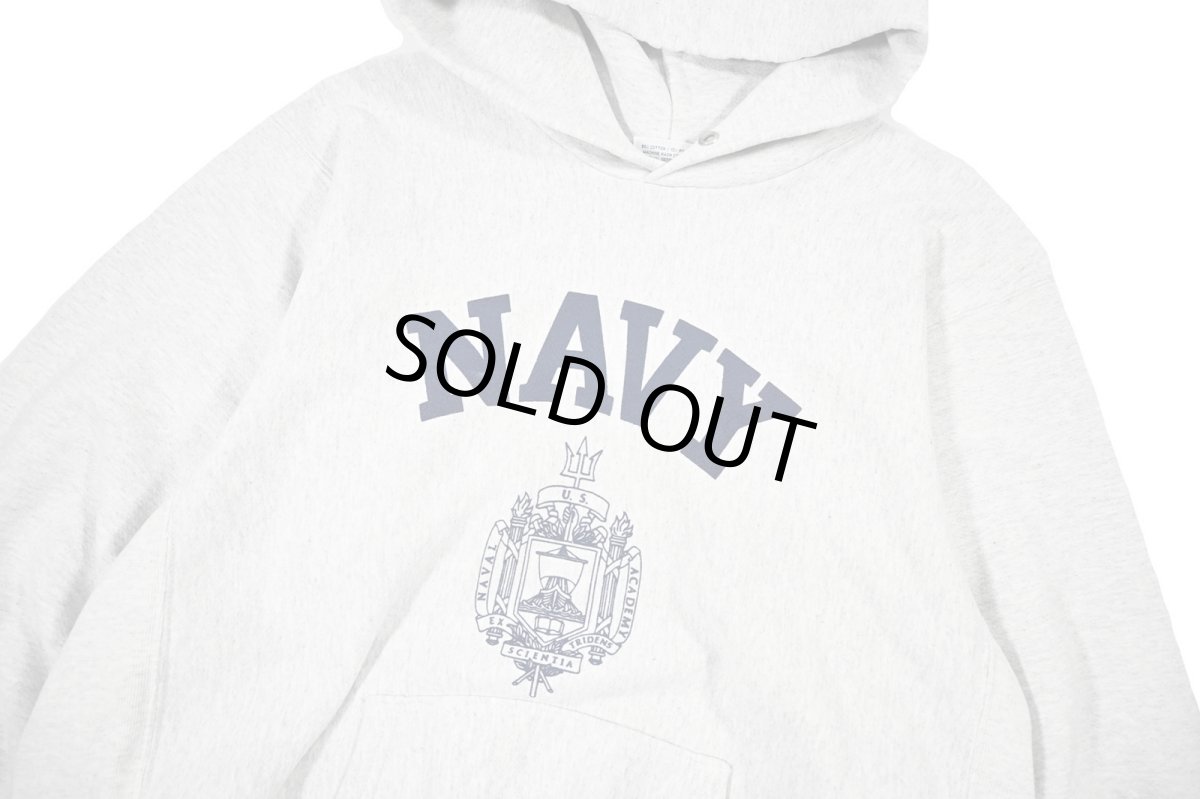 画像2: Used Us Navy Sweat Hoodie (2)